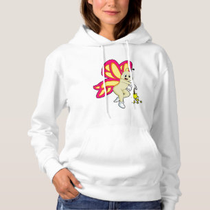Butterfly as Wizard with Magic wand Hoodie