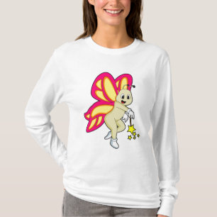 Butterfly as Wizard with Magic wand T-Shirt