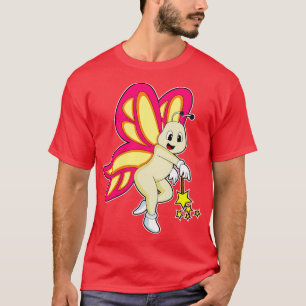 Butterfly as Wizard with Magic wand T-Shirt