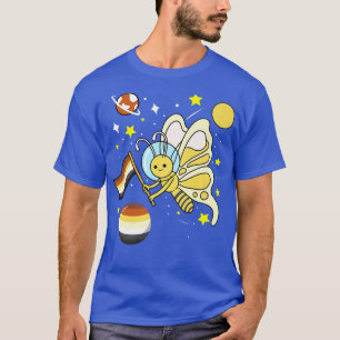 Butterfly Astronaut Gay Bear Pride T-Shirt
