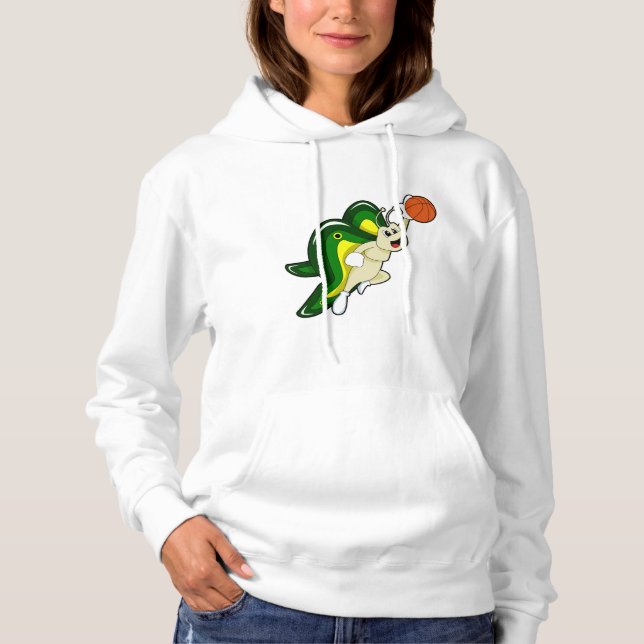 Butterfly at Basketball Sports Hoodie (Front)