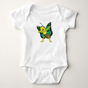 Butterfly at Hip Hop Dance Dab Baby Bodysuit