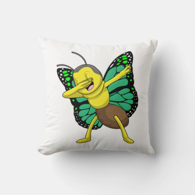 Butterfly at Hip Hop Dance Dab Cushion (Front)