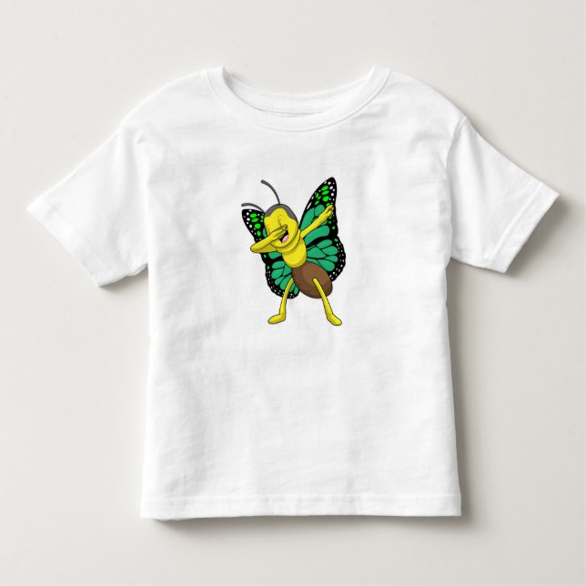 Butterfly at Hip Hop Dance Dab Toddler T-Shirt (Front)