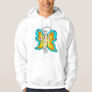 Butterfly at Jumping rope Fitness Hoodie