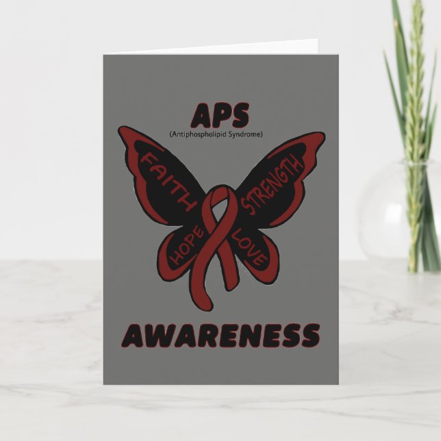 Butterfly/Awareness...APS Card (Front)