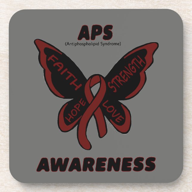 Butterfly/Awareness...APS Coaster (Front)