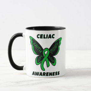 Butterfly/Awareness...Celiac Mug