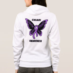 Butterfly/Awareness...Chiari Hoodie