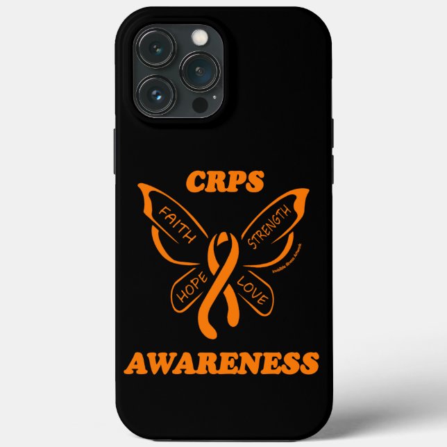 Butterfly/Awareness...CRPS Case-Mate iPhone Case (Back)