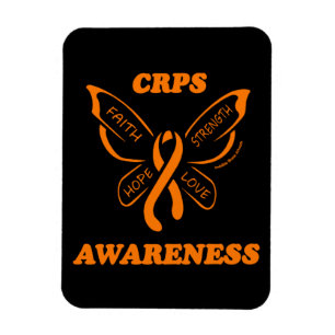 Butterfly/Awareness...CRPS Magnet