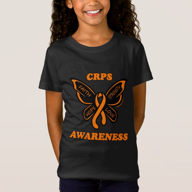 Butterfly/Awareness...CRPS T-Shirt (Front)