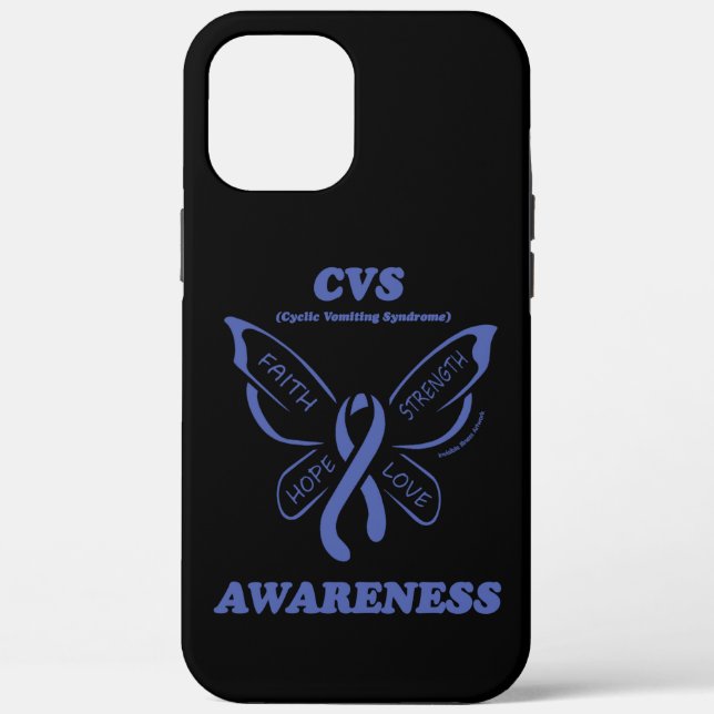 Butterfly/Awareness...CVS Case-Mate iPhone Case (Back)