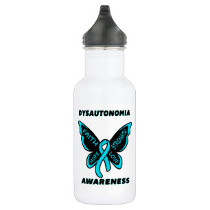 Butterfly/Awareness...Dysautonomia 532 Ml Water Bottle