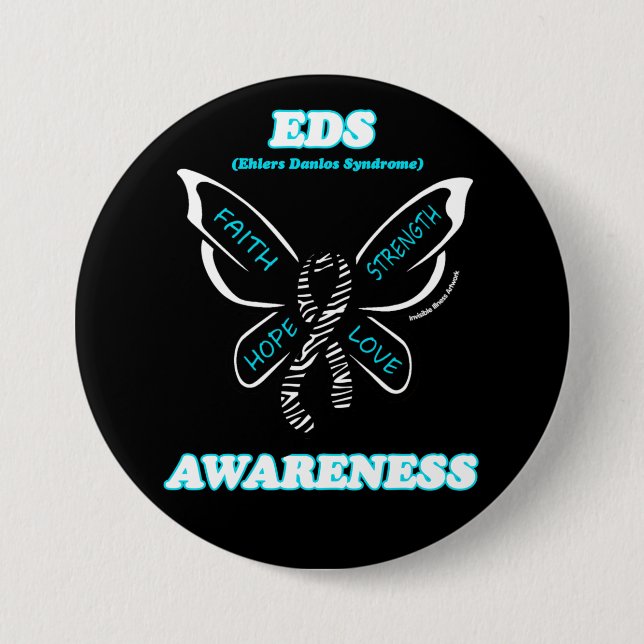 Butterfly/Awareness...EDS Button (Front)