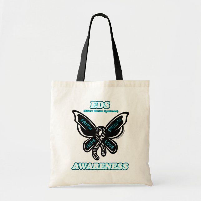 Butterfly/Awareness...EDS Tote Bag (Front)