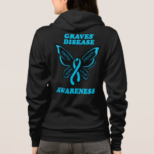 Butterfly/Awareness...Graves' Hoodie
