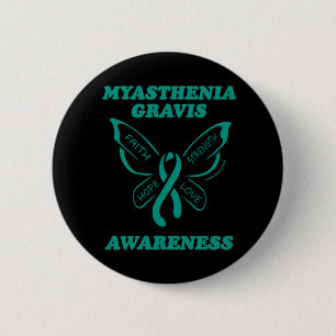 Butterfly/Awareness...Myasthenia Gravis Button