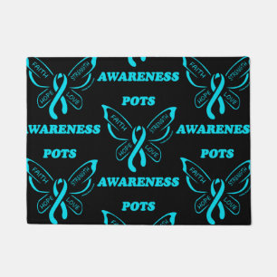 Butterfly/Awareness...POTS Doormat