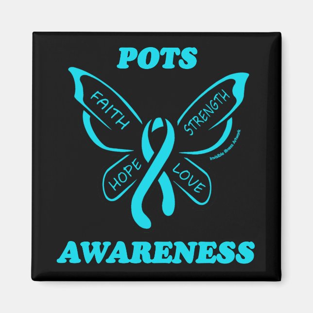 Butterfly/Awareness...POTS Magnet (Front)