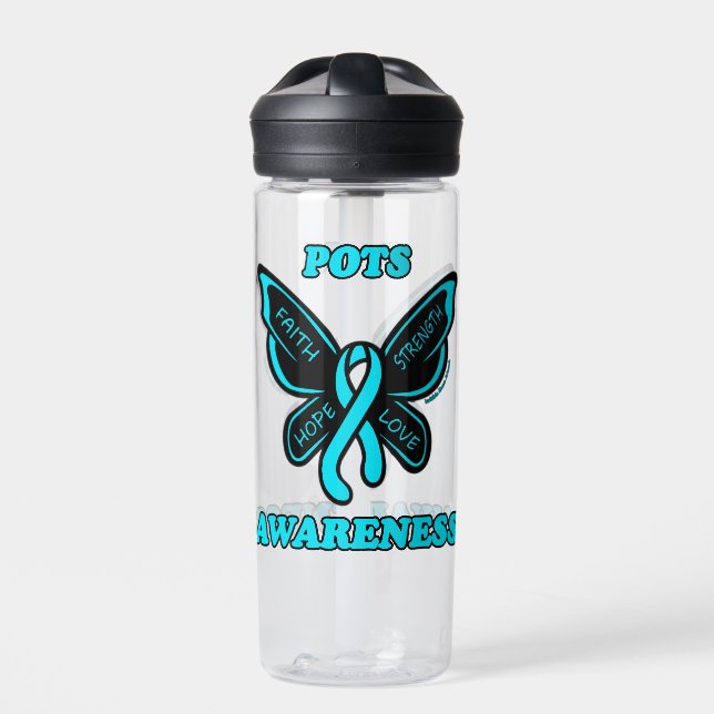 Butterfly/Awareness...POTS Water Bottle (Front)