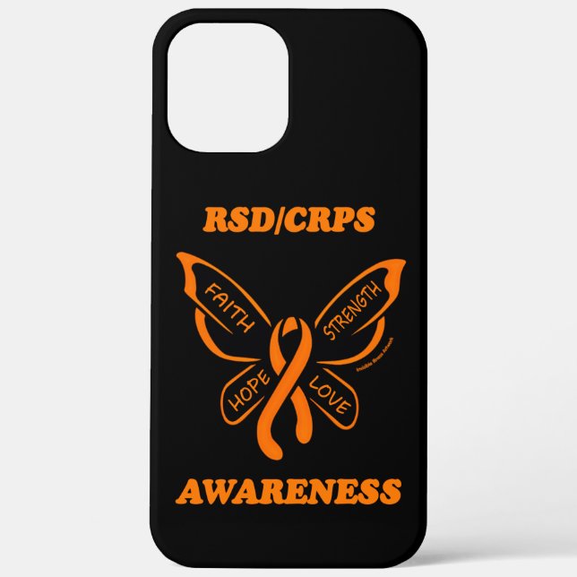 Butterfly/Awareness...RSD/CRPS Case-Mate iPhone Case (Back)