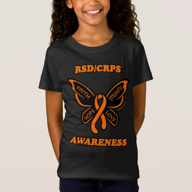 Butterfly/Awareness...RSD/CRPS T-Shirt (Front)