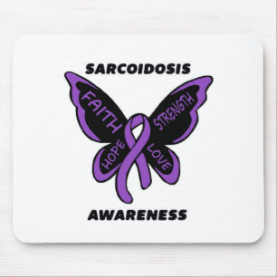 Butterfly/Awareness...Sarcoidosis Mouse Pad