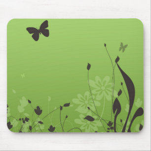 Butterfly away mouse pad