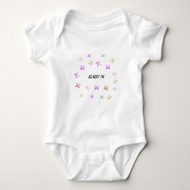 butterfly Baby,Baby Bodysuit (Front)