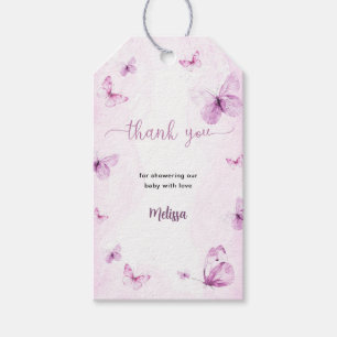 Butterfly Baby Shower Gift Tags