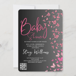 Butterfly Baby Shower Invitation