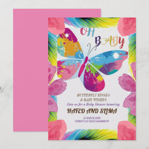 Butterfly Baby Shower Invitation, Butterfly Baby S Invitation