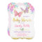 Butterfly Baby Shower Invitation Girl Baby Shower