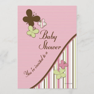 Butterfly Baby Shower Invitation Template