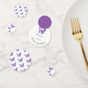 Butterfly Baby Shower Personalized Watercolor Confetti