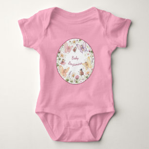 Butterfly Baby Shower Whimsical Garden Floral Gift Bodysuit