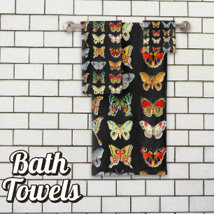 Butterfly Bath Towel Set