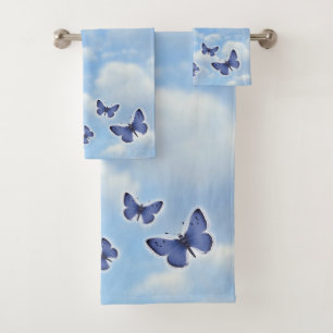 Butterfly Bath Towel Set