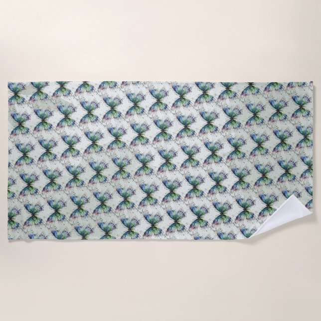 Butterfly Beach Towel (Front)