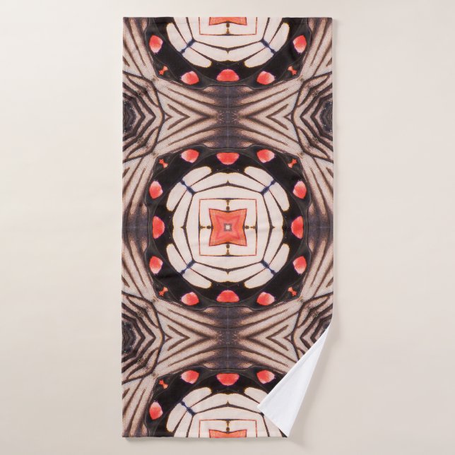 Butterfly, Beautiful seamless pattern made from bu Bath Towel (Bath Towel)