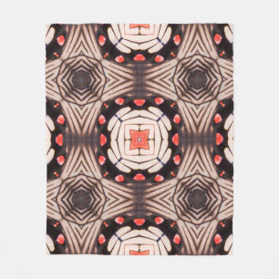 Butterfly, Beautiful seamless pattern made from bu Fleece Blanket