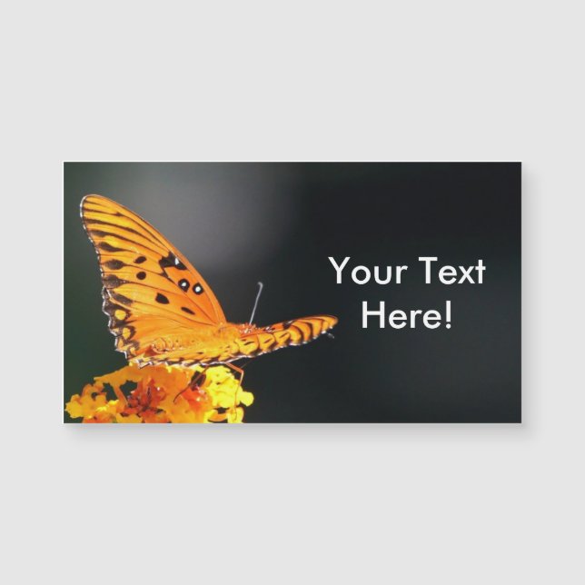 Butterfly Beauty Magnetic Business Card (Front)