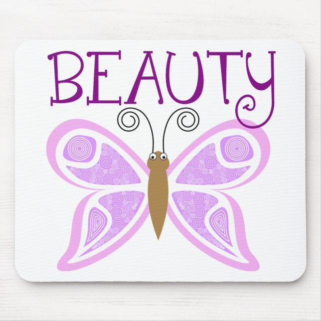 Butterfly Beauty Mouse Pad (Front)