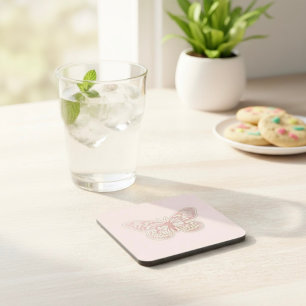 Butterfly Beverage Coaster