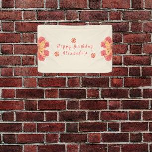 Butterfly Birthday Banner