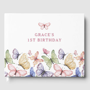 Butterfly Birthday Guest Book