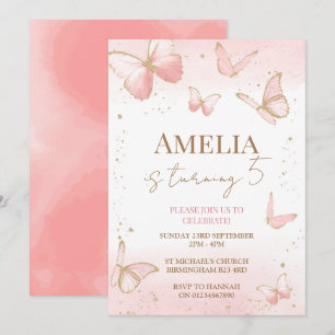 Butterfly Birthday Invitation