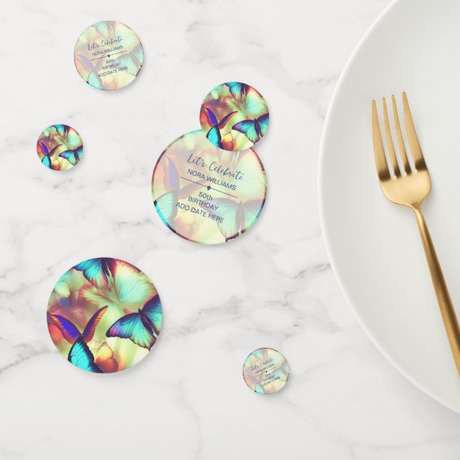 Butterfly Birthday Table Confetti (Group)