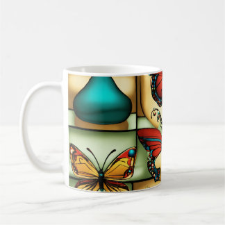 Butterfly Bliss - Colourful Coffee Cup Designs